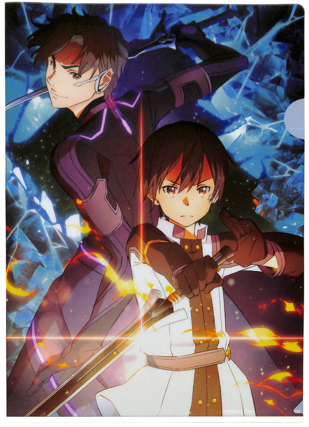 Sword Art Online Clear File - Ichiban Kuji Premiun Prize F Ordinal Scale A4 Clear File Kirito & Nautilus (Kirito) - Cherden's Doujinshi Shop - 1