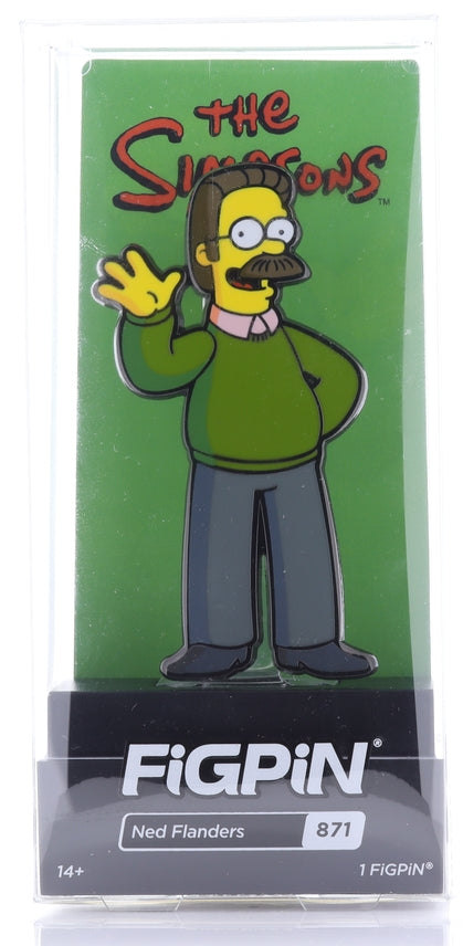 The Simpsons Pin - FiGPiN - Ned Flanders (871) (Ned Flanders) - Cherden's Doujinshi Shop - 1
