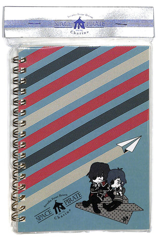 Space Pirate Captain Harlock Notebook - Charine Mini Spiral Bound Notebook: Captain Harlock & Logan (Harlock) - Cherden's Doujinshi Shop - 1
