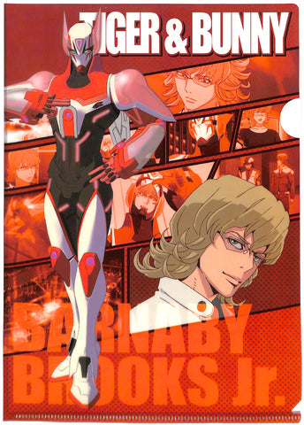 Tiger & Bunny Clear File - Lawson 2013.01 Limited Original A4 Clear File Barnaby Brooks Jr Hero Suit (Barnaby) - Cherden's Doujinshi Shop - 1
