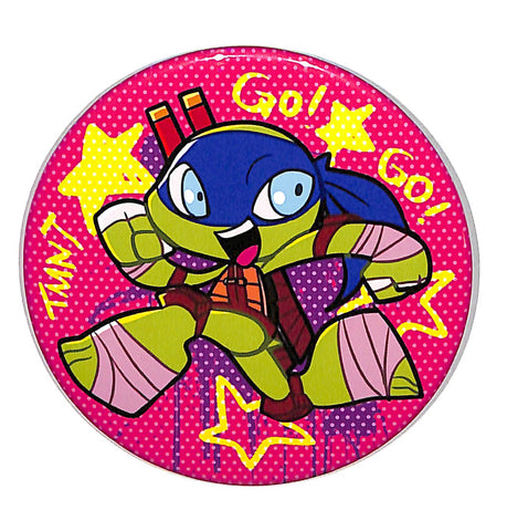 Teenage Mutant Ninja Turtles Pin - TMNT Can Badge: Leonardo (Go! Go!) (Leonardo) - Cherden's Doujinshi Shop - 1