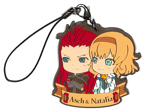 Tales of the Abyss Strap - Kyunchara Illustrations Tales of Series 20th Anniversary Prize G Asch & Natalia (Asch) - Cherden's Doujinshi Shop - 1