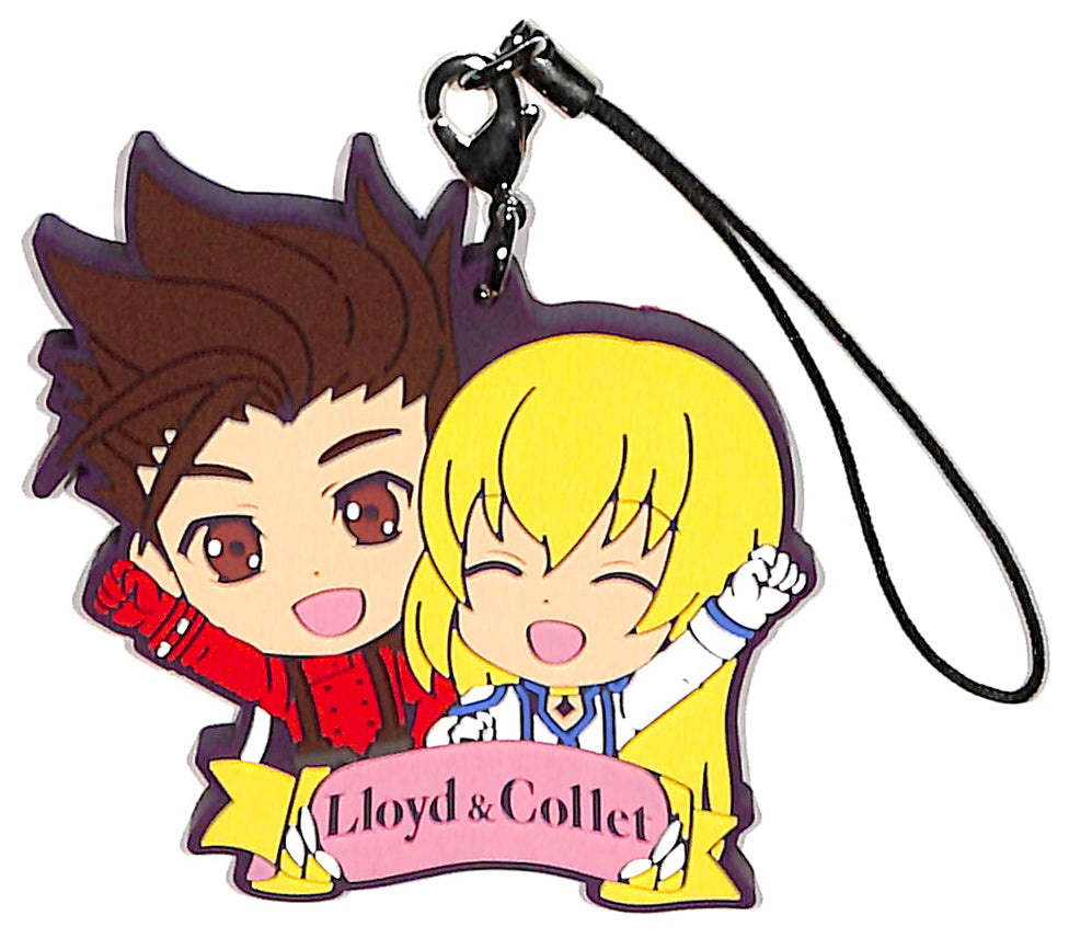 Tales of Symphonia Strap - Kyunchara Illustrations Tales of Series 20th Anniversary Prize G Lloyd Irving & Colette Brunel (Lloyd Irving) - Cherden's Doujinshi Shop - 1