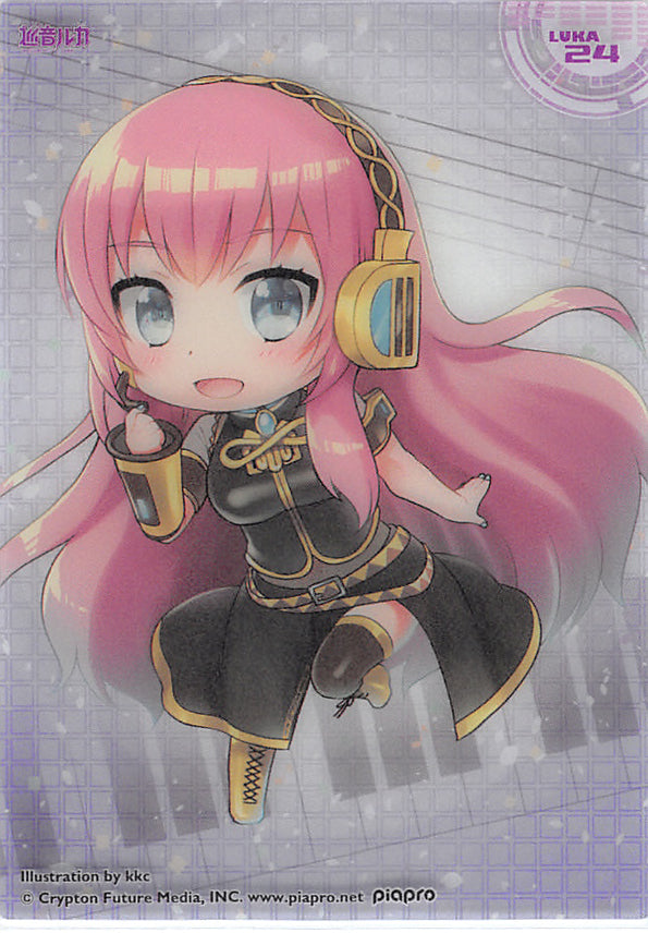 Vocaloid Trading Card - LUKA 24 (HOLO) Clear Card Collection Luka Megurine (Collection 4) (Luka Megurine) - Cherden's Doujinshi Shop - 1