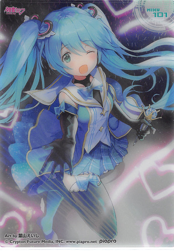 Vocaloid Trading Card - MIKU 101 (HOLO) Clear Card Collection Miku Hatsune (Collection 6) (Miku Hatsune) - Cherden's Doujinshi Shop - 1