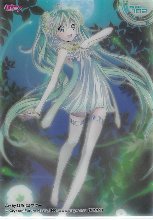 Vocaloid Trading Card - MIKU 102 (HOLO) Clear Card Collection Miku Hatsune (Collection 6) (Miku Hatsune) - Cherden's Doujinshi Shop - 1