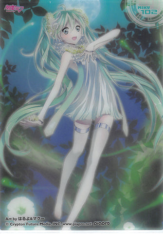 Vocaloid Trading Card - MIKU 102 (HOLO) Clear Card Collection Miku Hatsune (Collection 6) (Miku Hatsune) - Cherden's Doujinshi Shop - 1