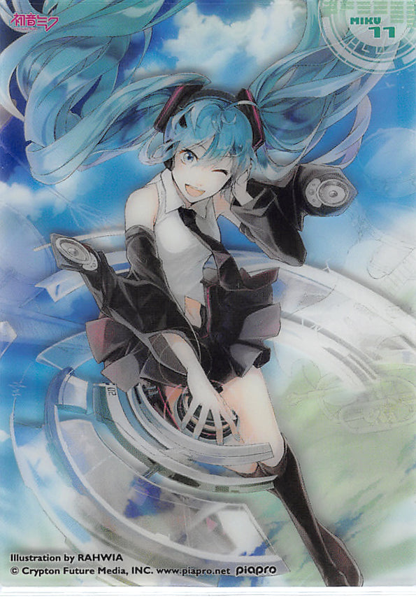 Vocaloid Trading Card - MIKU 11 (HOLO) Clear Card Collection Miku Hatsune (Collection 1) (Miku Hatsune) - Cherden's Doujinshi Shop - 1