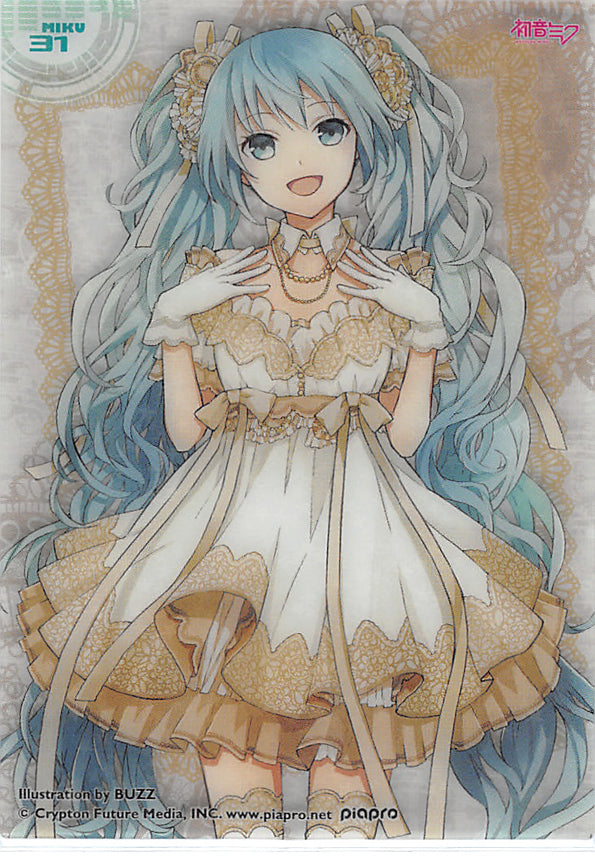 Vocaloid Trading Card - MIKU 31 (HOLO) Clear Card Collection Miku Hatsune (Collection 2) (Miku Hatsune) - Cherden's Doujinshi Shop - 1