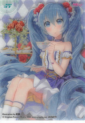 Vocaloid Trading Card - MIKU 37 (HOLO) Clear Card Collection Miku Hatsune (Collection 2) (Miku Hatsune) - Cherden's Doujinshi Shop - 1