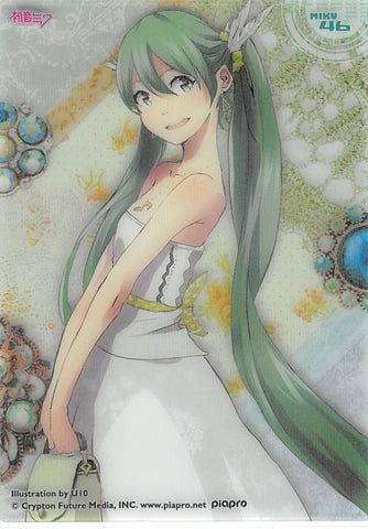 Vocaloid Trading Card - MIKU 46 (HOLO) Clear Card Collection Miku Hatsune (Collection 3) (Miku Hatsune) - Cherden's Doujinshi Shop - 1