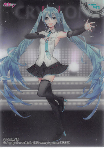 Vocaloid Trading Card - MIKU 91 (HOLO) Clear Card Collection Miku Hatsune (Collection 6) (Miku Hatsune) - Cherden's Doujinshi Shop - 1