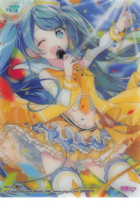 Vocaloid Trading Card - MIKU 93 (HOLO) Clear Card Collection Miku Hatsune (Collection 6) (Miku Hatsune) - Cherden's Doujinshi Shop - 1