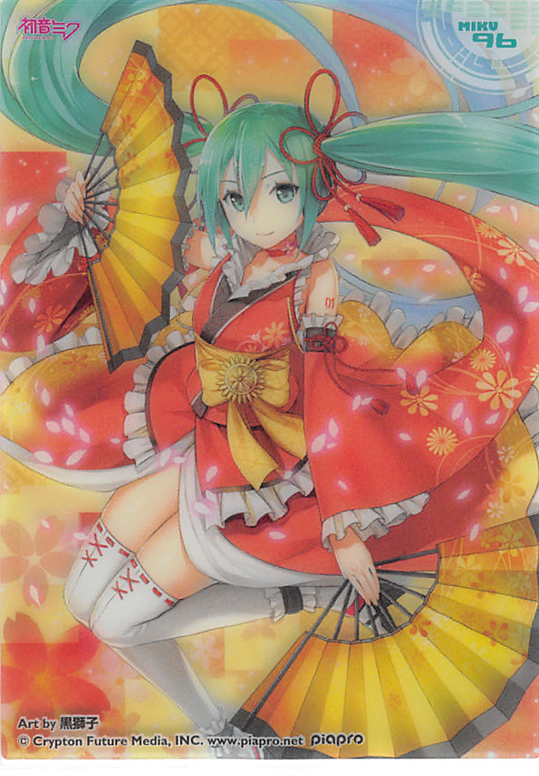 Vocaloid Trading Card - MIKU 96 (HOLO) Clear Card Collection Miku Hatsune (Collection 6) (Miku Hatsune) - Cherden's Doujinshi Shop - 1