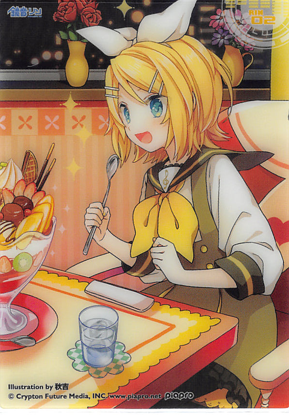Vocaloid Trading Card - RIN 02 (HOLO) Clear Card Collection Rin Kagamine (Collection 1) (Rin Kagamine) - Cherden's Doujinshi Shop - 1