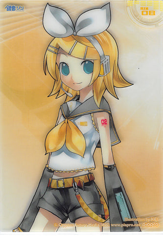 Vocaloid Trading Card - RIN 08 (HOLO) Clear Card Collection Rin Kagamine (Collection 1) (Rin Kagamine) - Cherden's Doujinshi Shop - 1