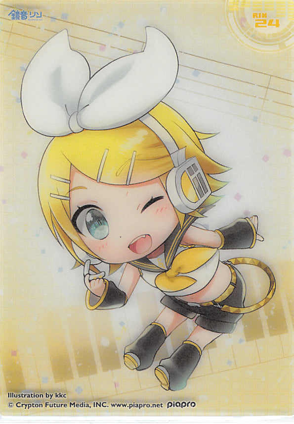 Vocaloid Trading Card - RIN 24 (HOLO) Clear Card Collection Rin Kagamine (Collection 4) (Rin Kagamine) - Cherden's Doujinshi Shop - 1