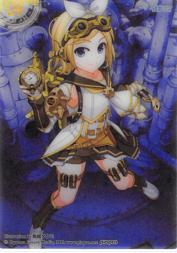 Vocaloid Trading Card - RIN 27 (HOLO) Clear Card Collection Rin Kagamine (Collection 5) (Rin Kagamine) - Cherden's Doujinshi Shop - 1