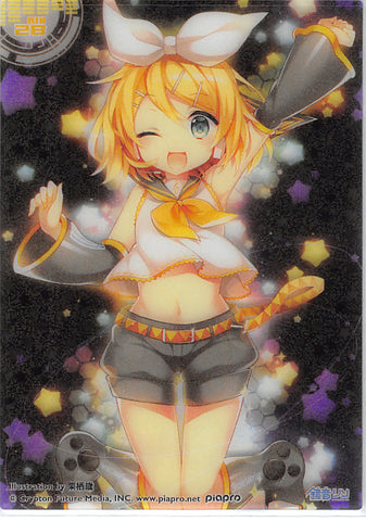 Vocaloid Trading Card - RIN 28 (HOLO) Clear Card Collection Rin Kagamine (Collection 5) (Rin Kagamine) - Cherden's Doujinshi Shop - 1