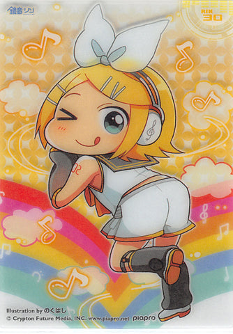 Vocaloid Trading Card - RIN 30 (HOLO) Clear Card Collection Rin Kagamine (Collection 5) (Rin Kagamine) - Cherden's Doujinshi Shop - 1