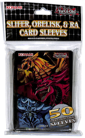 YuGiOh! Duel Monsters Trading Card Sleeve - Slifer Obelisk and Ra Tournament Legal Card Sleeves (Slifer the Sky Dragon) - Cherden's Doujinshi Shop - 1