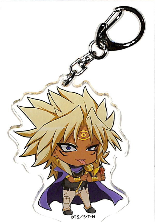 YuGiOh! Duel Monsters Keychain - Yugioh Series 20 Year Anniversary x animatecafe Trading Acrylic Key Holder: Marik Ishtar (Marik Ishtar) - Cherden's Doujinshi Shop - 1