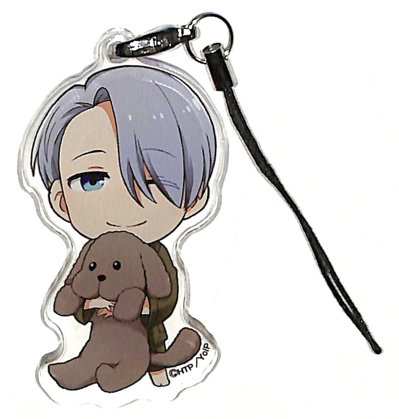 Yuri!!! on Ice Strap - Chara Form Acrylic Strap Collection Vol.1 Victor Nikiforov and Makkachin (Victor Nikiforov) - Cherden's Doujinshi Shop - 1