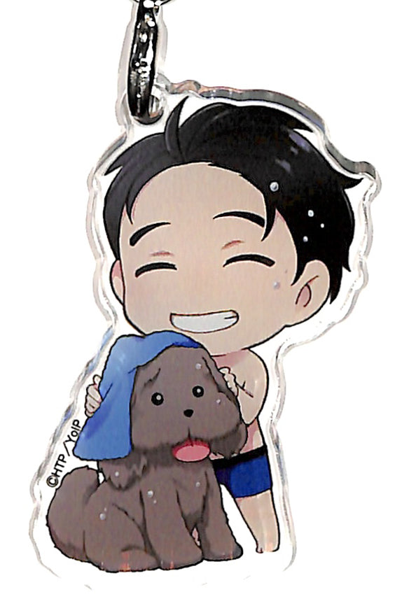 Yuri!!! on Ice Charm - Chara Form Acrylic Strap Collection Vol.2 Yuri Katsuki & Makkachin (Yuri Katsuki) - Cherden's Doujinshi Shop - 1