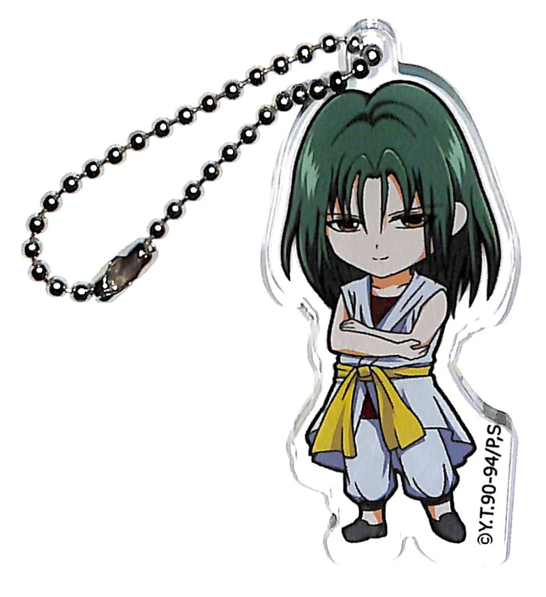 Yu Yu Hakusho Charm - AnimePlaza Colabo Cafe Part 2 Acrylic Ball Chain Vol.1 Itsuki Mini Character Version (Annote Itsuki) - Cherden's Doujinshi Shop - 1
