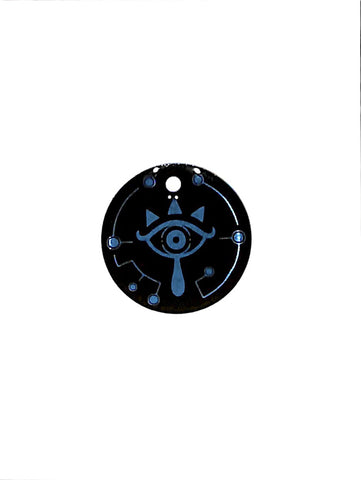 Legend of Zelda Dog Tag - 24 Sheikah Eye (Fun Box Exclusive) Breath of the Wild Enterplay 2017 Dog Tag (Sheikah Eye) - Cherden's Doujinshi Shop - 1