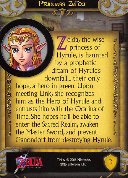 Legend of Zelda Trading Card - 2 Princess Zelda (Ocarina of Time) (Pri –  Cherden's Doujinshi Shop