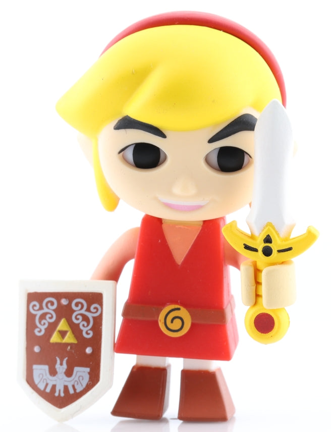 Legend of Zelda Figurine - TOMY 2018 Four Swords Adventures Red Link Mini Gashapon Figure Expression A (Link (Legend of Zelda)) - Cherden's Doujinshi Shop - 1