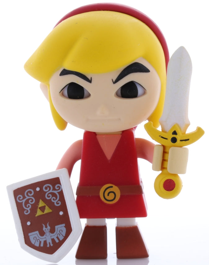 Legend of Zelda Figurine - TOMY 2018 Four Swords Adventures Red Link Mini Gashapon Figure Expression B (Link (Legend of Zelda)) - Cherden's Doujinshi Shop - 1