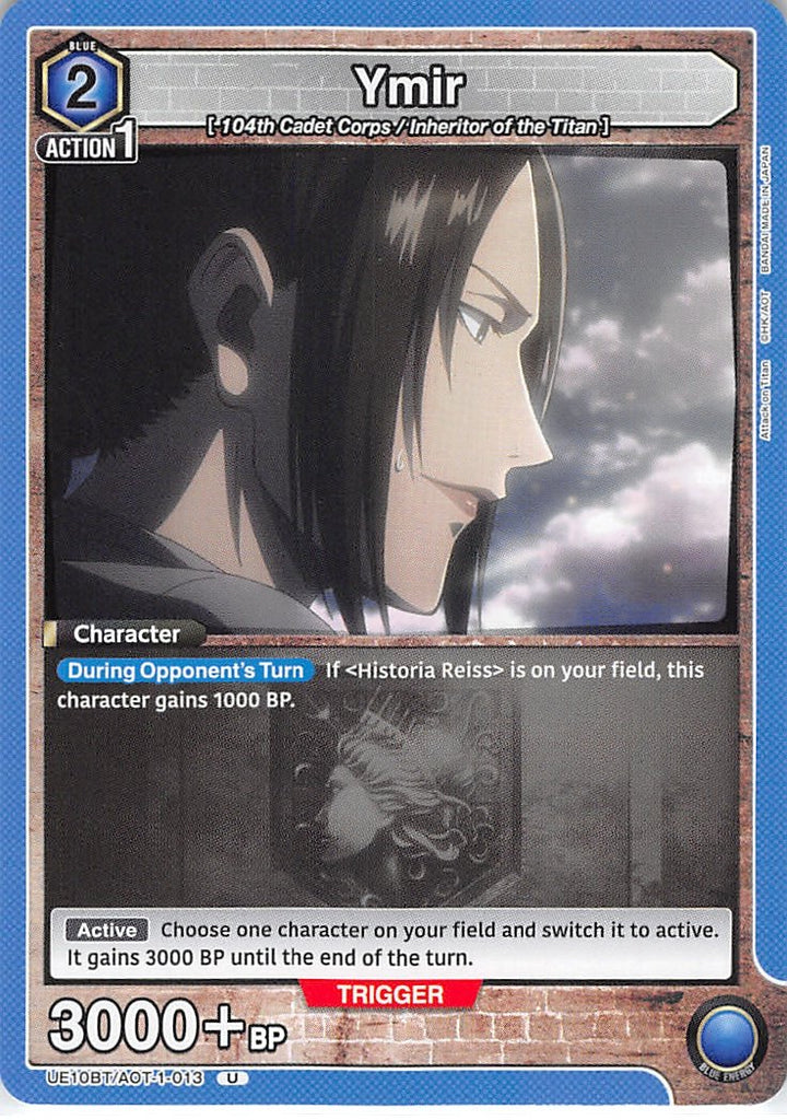 Attack on Titan Trading Card - UE10BT/AOT-1-013 U Union Arena Ymir (Ymir) - Cherden's Doujinshi Shop - 1
