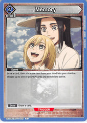 Attack on Titan Trading Card - UE10BT/AOT-1-029 C Union Arena Memory (Christa Lenz) - Cherden's Doujinshi Shop - 1