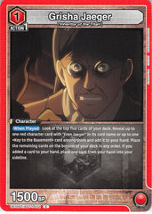 Attack on Titan Trading Card - UE10BT/AOT-1-072 C Union Arena Grisha Jaeger (Grisha Jaeger) - Cherden's Doujinshi Shop - 1