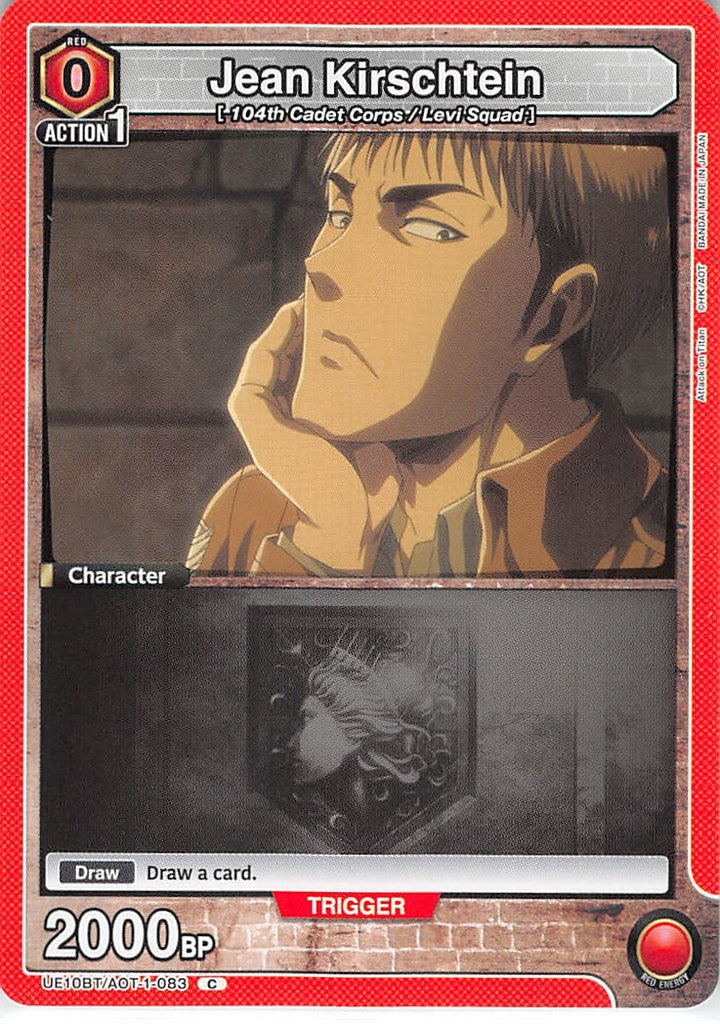 Attack on Titan Trading Card - UE10BT/AOT-1-083 C Union Arena Jean Kirschtein (Jean (Attack on Titan)) - Cherden's Doujinshi Shop - 1