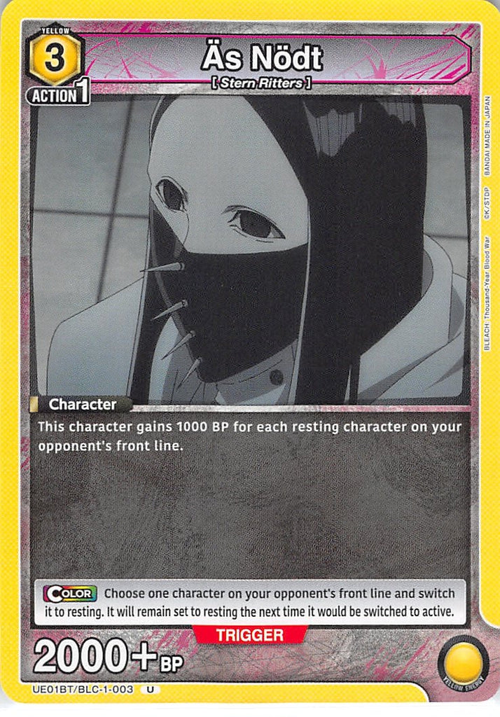Bleach Trading Card - UE01BT/BLC-1-003 U Union Arena As Nodt (As Nodt) - Cherden's Doujinshi Shop - 1