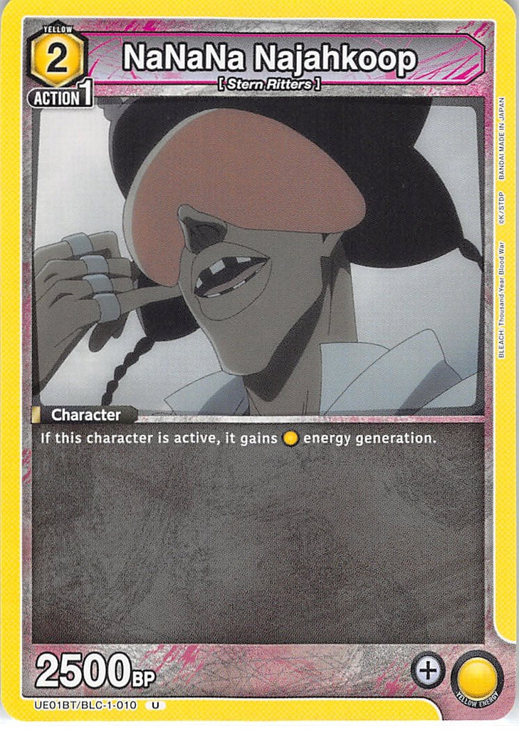 Bleach Trading Card - UE01BT/BLC-1-010 U Union Arena NaNaNa Najahkoop (NaNaNa Najahkoop) - Cherden's Doujinshi Shop - 1
