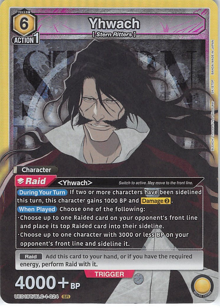 Bleach Trading Card - UE01BT/BLC-1-024 SR Union Arena (FOIL) Yhwach (Yhwach) - Cherden's Doujinshi Shop - 1