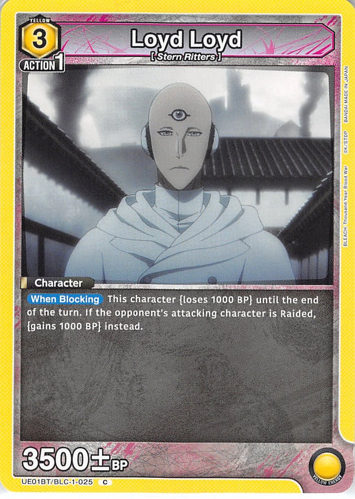 Bleach Trading Card - UE01BT/BLC-1-025 C Union Arena Loyd Loyd (Loyd Lloyd) - Cherden's Doujinshi Shop - 1