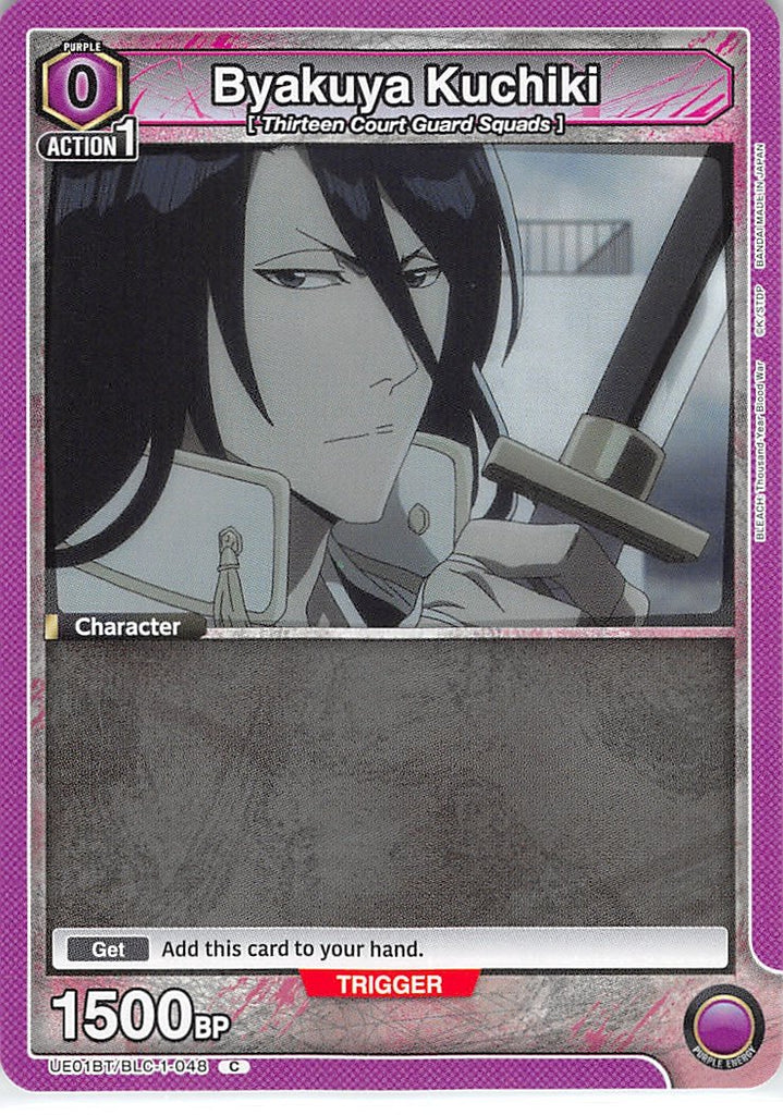 Bleach Trading Card - UE01BT/BLC-1-048 C Union Arena  Byakuya Kuchiki (Byakuya Kuchiki) - Cherden's Doujinshi Shop - 1