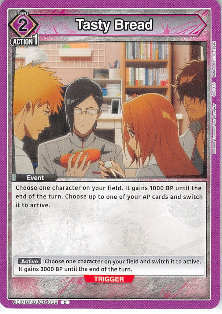 Bleach Trading Card - UE01BT/BLC-1-062 C Union Arena Tasty Bread (Uryu Ishida) - Cherden's Doujinshi Shop - 1