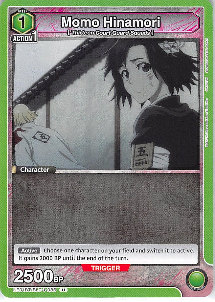 Bleach Trading Card - UE01BT/BLC-1-086 U Union Arena Momo Hinamori (Momo Hinamori) - Cherden's Doujinshi Shop - 1