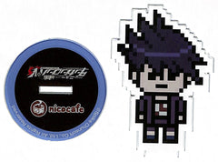 Danganronpa Figurine - Nicocafe Special Drink Set Bonus Acrylic Stand Kaito Momota Pixel (Kaito Momota) - Cherden's Doujinshi Shop - 1