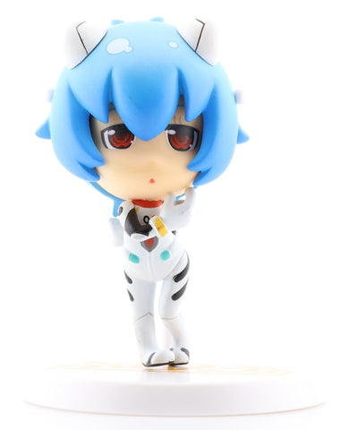 Neon Genesis Evangelion Figurine - Ichiban Kuji Petit Eva @School Chibi Mania Collection Mini G Prize: Rei Ayanami (Plugsuit Version) (Rei Ayanami) - Cherden's Doujinshi Shop - 1