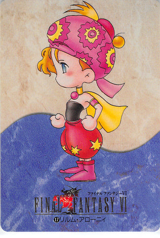 Final Fantasy 6 Trading Card - 17 Normal Carddass Part 1: Relm Arrowny (Relm Arrowny) - Cherden's Doujinshi Shop - 1