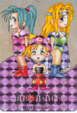 Final Fantasy 6 Trading Card - 6 HOLO Carddass Part 1: Terra & Relm & Celes (Terra) - Cherden's Doujinshi Shop - 1