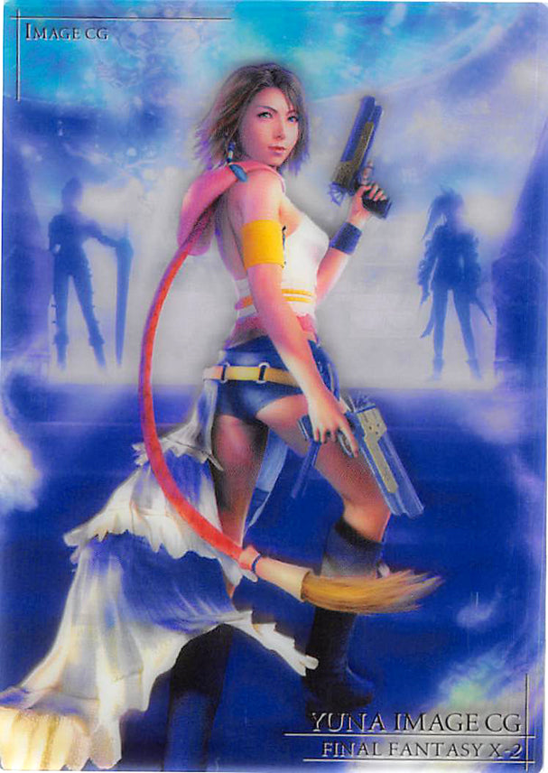 Final Fantasy Art Museum Trading Card - Art Museum Final Fantasy X-2 Premium Edition: P-016 Yuna Image CG (Yuna) - Cherden's Doujinshi Shop - 1