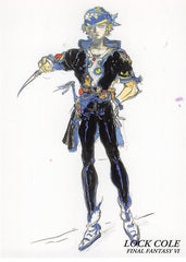 Final Fantasy Art Museum Trading Card - #335 Normal Art Museum Lock Cole (Final Fantasy VI) (Locke) - Cherden's Doujinshi Shop - 1